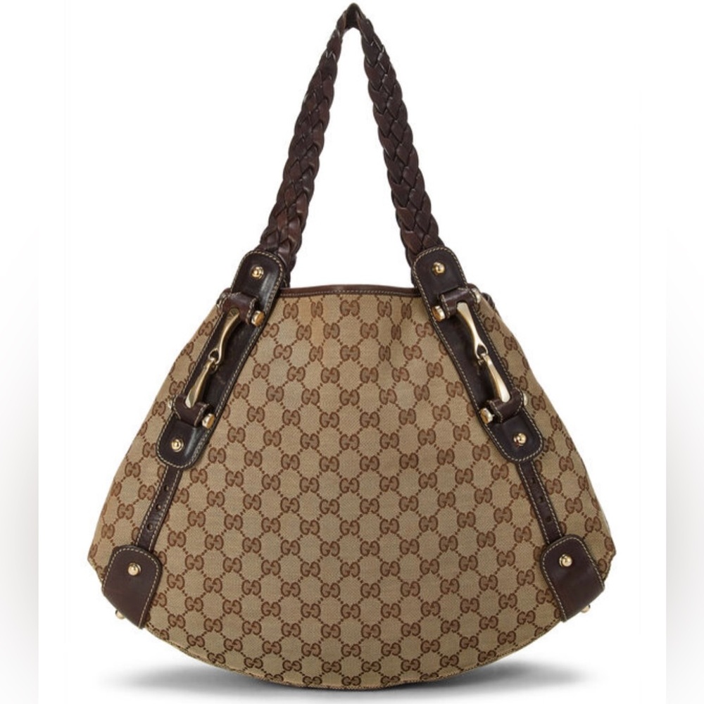 Authentic Gucci Canvas Pelham Tote